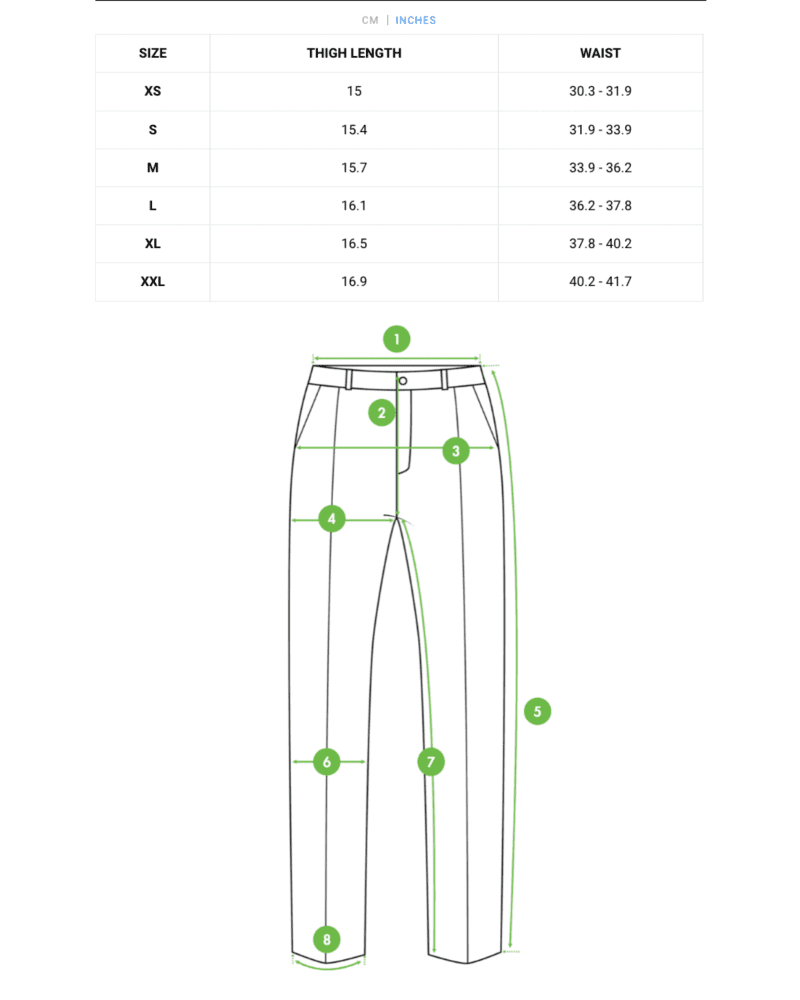 sizechartshorts